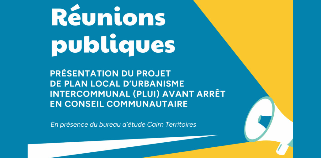 Réunions publiques PLUI